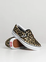 VANS KIDS CLASSIC SLIP ON LEOPARD SNEAKER - CLEARANCE