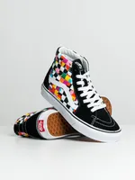 WOMENS VANS SK8 HI FLORAL CHECKER SNEAKER - CLEARANCE