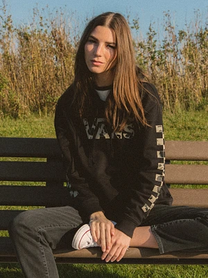 VANS DOTTY FILL BOYFRIEND HOODIE - DÉSTOCKAGE