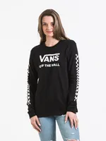 VANS WARPED FUN LONG SLEEVE TEE - CLEARANCE