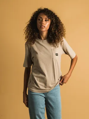 VANS PATCHED UP POCKET T-SHIRT - CLEARANCE