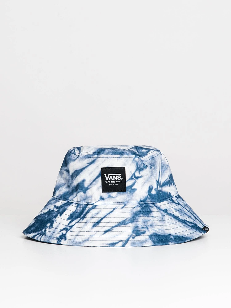 VANS STEP UP BUCKET HAT - TRUE NAVY LATTE WASH - CLEARANCE