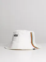 VANS PRIDE 22 BUCKET HAT - WHITE CLEARANCE