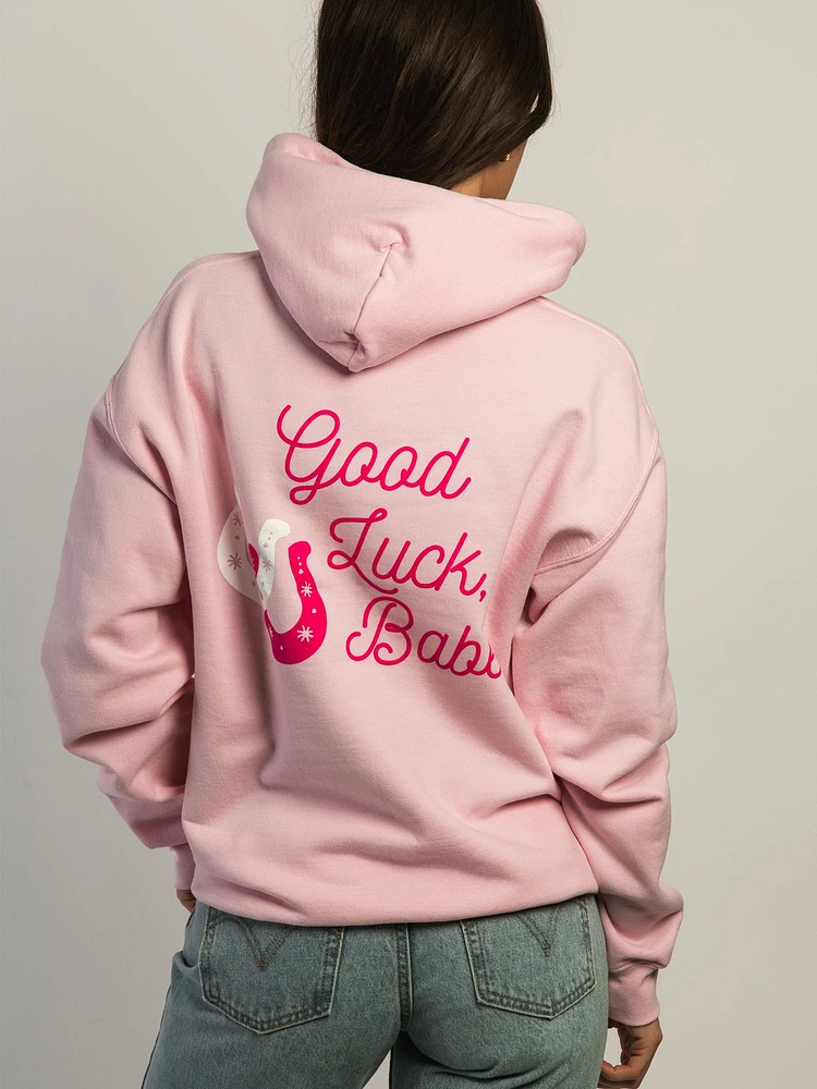 HOODIE VERBAGE GOOD LUCK BABE P/O