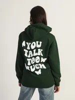 VERBAGE YOU TALK TOO MUCH HOODIE