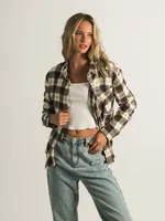 VOLCOM PLAID TO MEET U LONG SLEEVE WOVEN - CLEARANCE