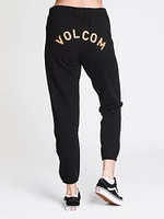 WOMENS VOL STONE FLEECE PANT - BLACK CLEARANCE