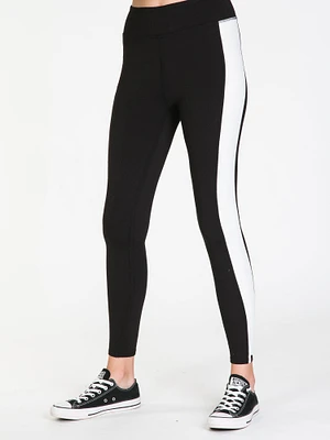 VOLCOM LIVE LOUNGE WHITE STRIPE LEGGING - CLEARANCE