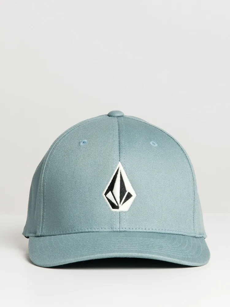 VOLCOM FULL STONE FLEXFIT HAT - STORMY SEA CLEARANCE