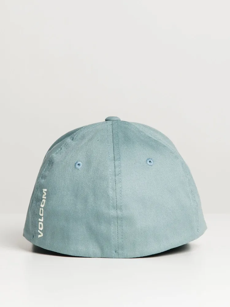 VOLCOM FULL STONE FLEXFIT HAT - STORMY SEA CLEARANCE