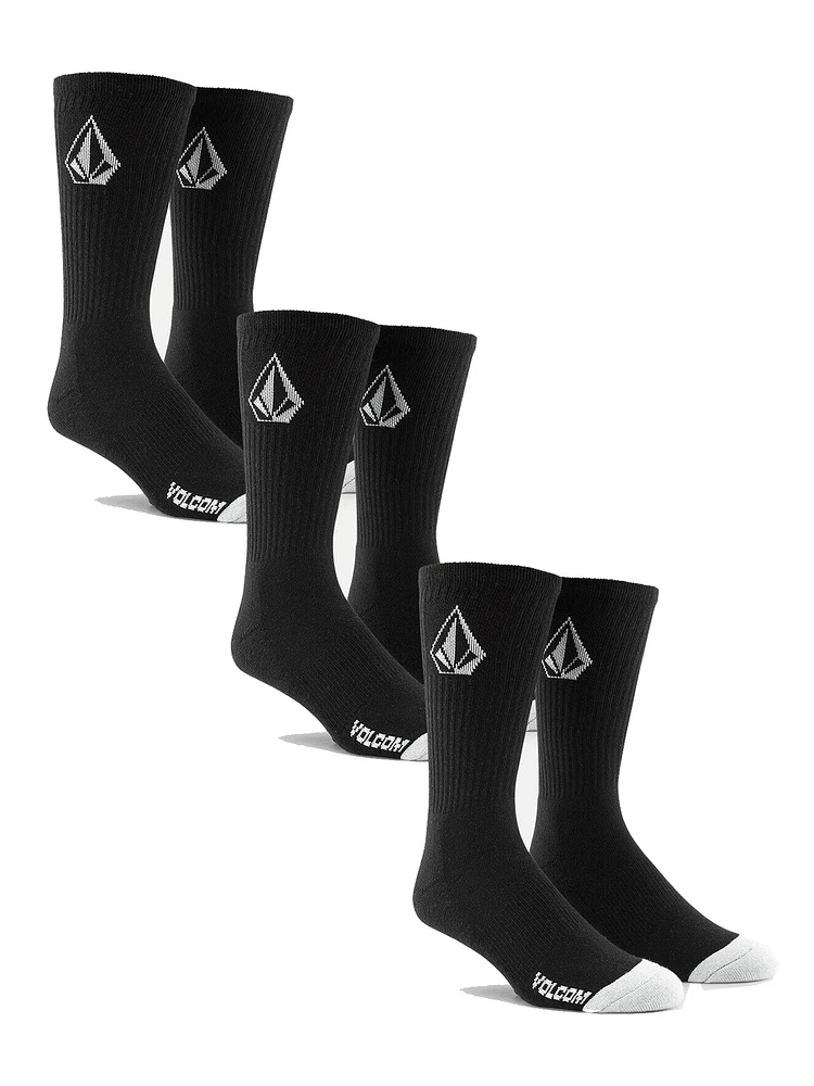 LOT DE 3 CHAUSSETTES VOLCOM FULL STONE