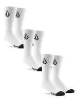 VOLCOM FULL STONE 3 PACK SOCK