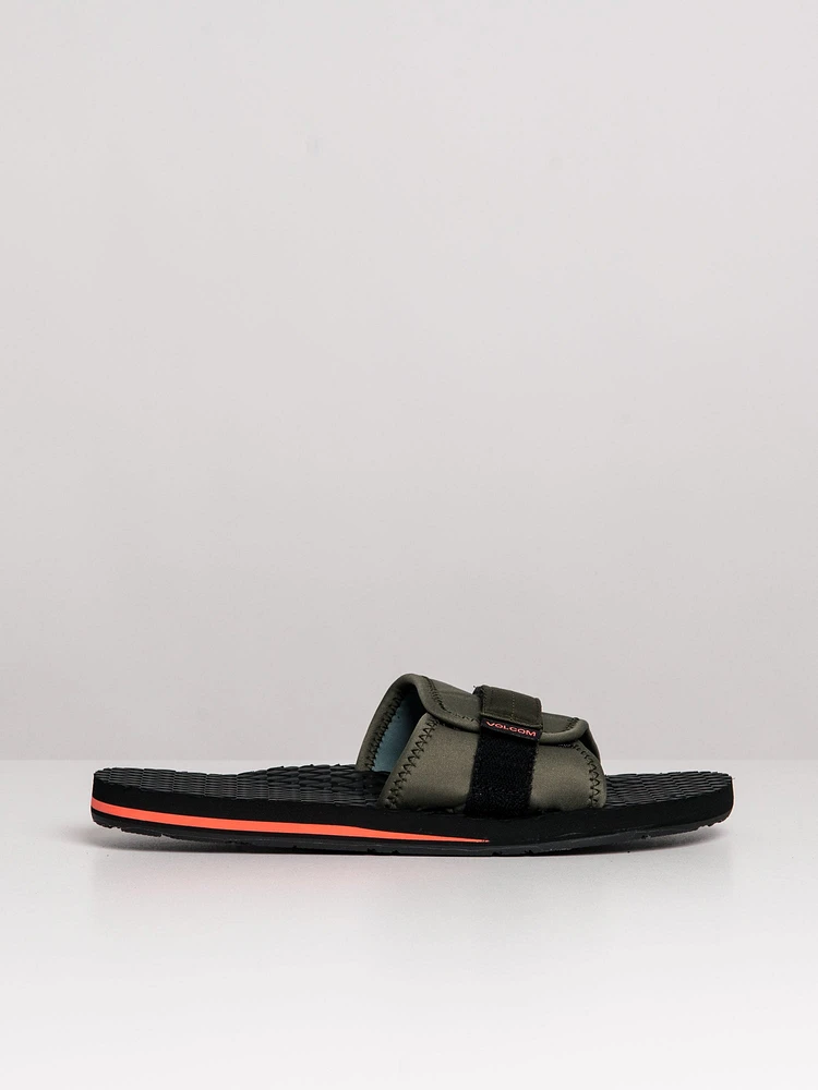 MENS VOLCOM ECO RECLINER SLIDE SANDAL - CLEARANCE