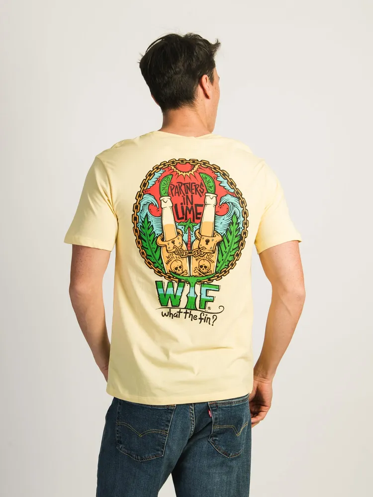 WHAT THE FIN PARTNERS LIME T-SHIRT