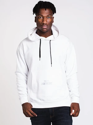 MENS PROJECT ZANEROBE PULLOVER HOODIE- WHITE - CLEARANCE