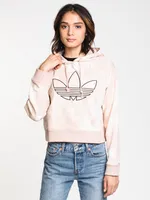 ADIDAS CROP PULLOVER HOODIE - CLEARANCE