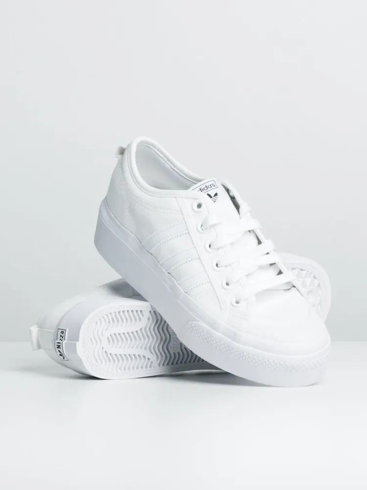 WOMENS ADIDAS NIZZA PLATFORM SNEAKERS - CLEARANCE