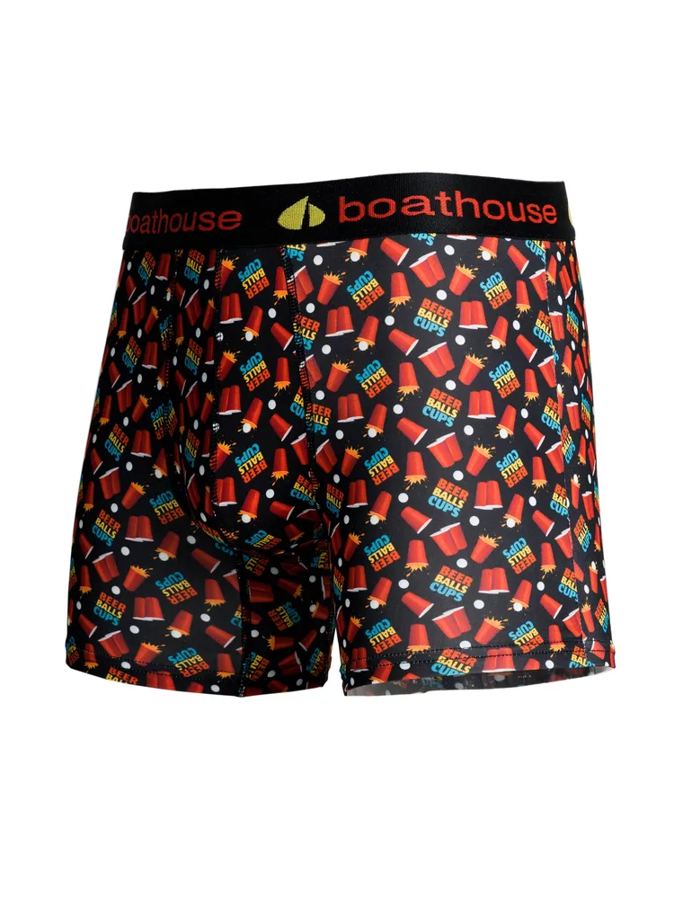 BOATHOUSE NOVELTY BOXER BRIEF - BEER PONG CLEARANCE