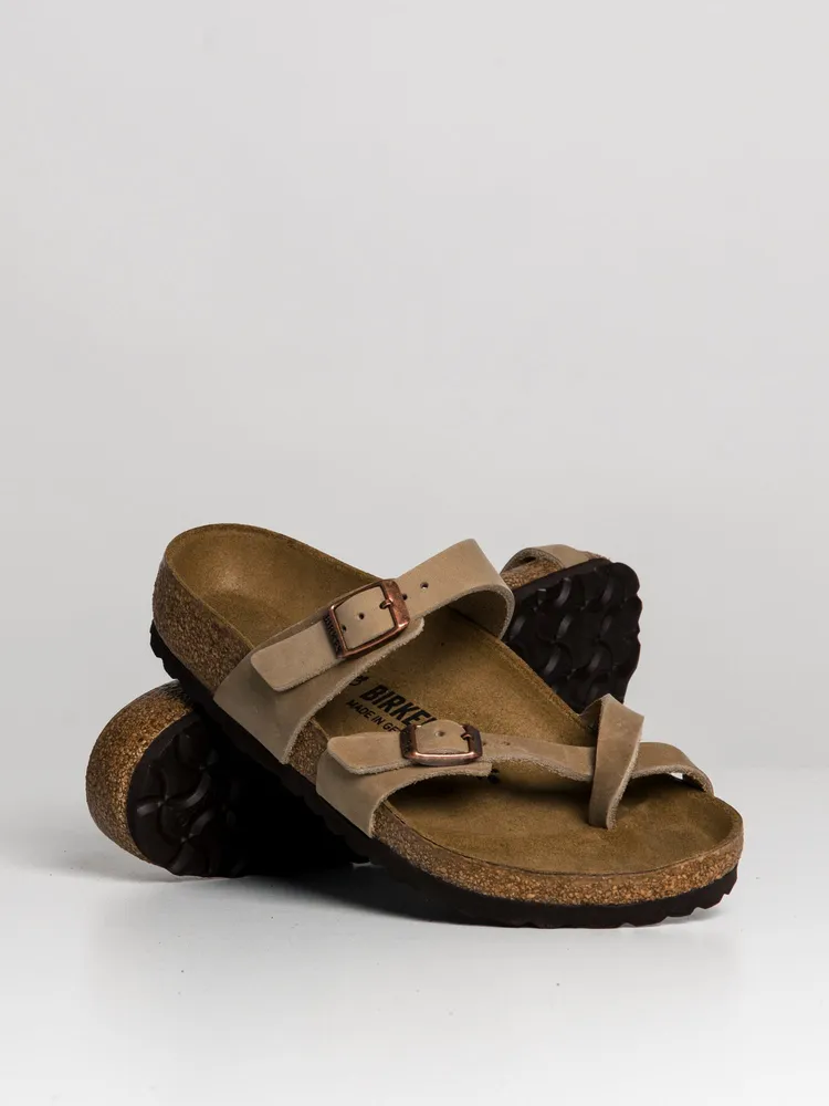 WOMENS BIRKENSTOCK MAYARI OILED LEATHER REGULAR SANDALS - CLEARANCE