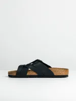 MENS BIRKENSTOCK LUGANBO OLIED LEATHER REGULAR SANDALS - CLEARANCE