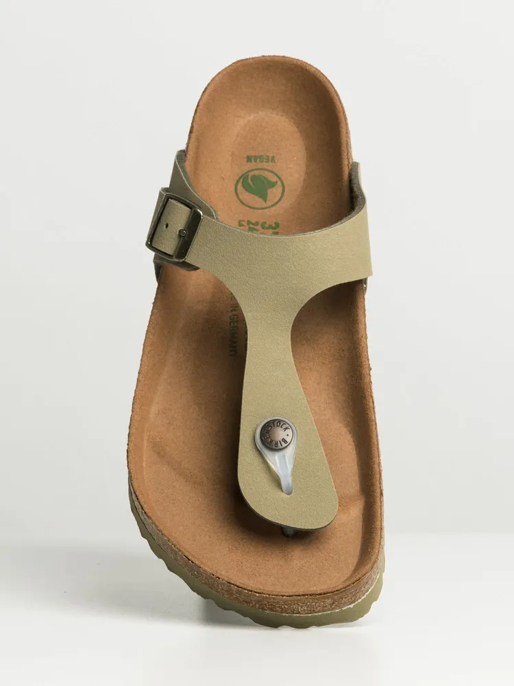 WOMENS BIRKENSTOCK GIZEH VEGAN REGULAR SANDALS - CLEARANCE