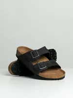 MENS BIRKENSTOCK ARIZONA VEGAN BIRKO-FLOR SANDALS - REGULAR FIT CLEA