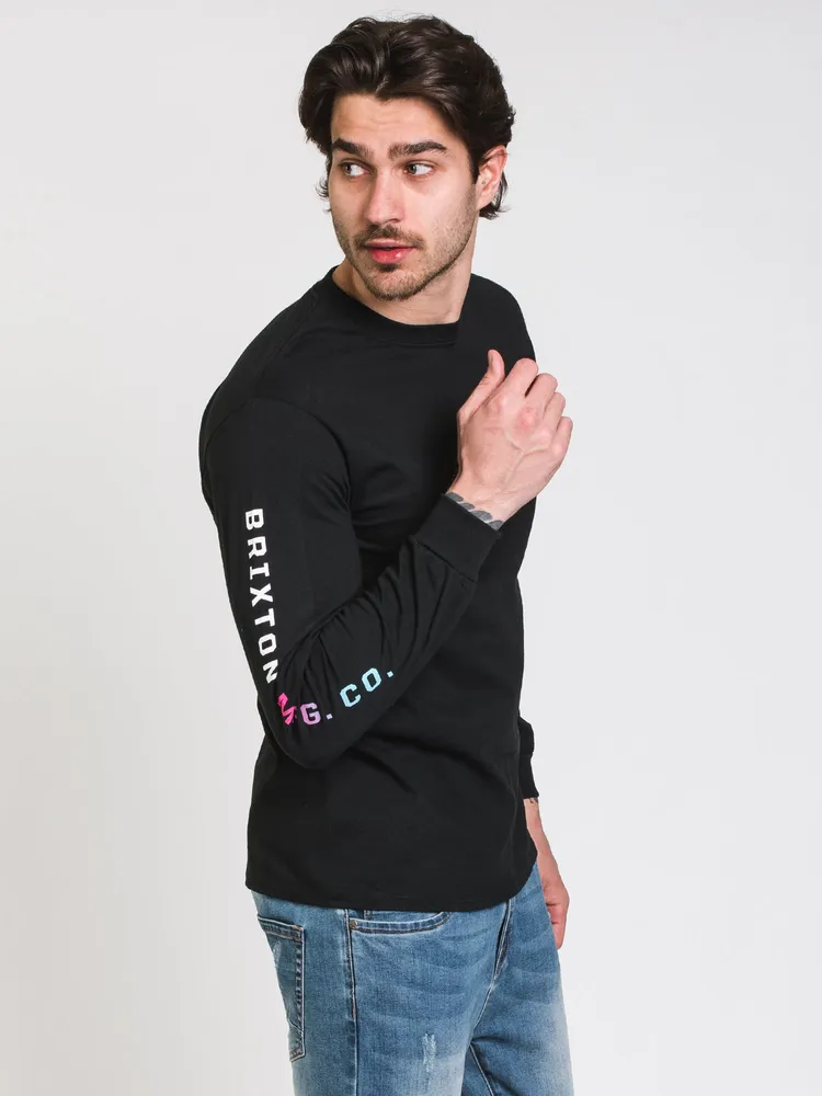 BRIXTON CREST LONG SLEEVE TEE - CLEARANCE