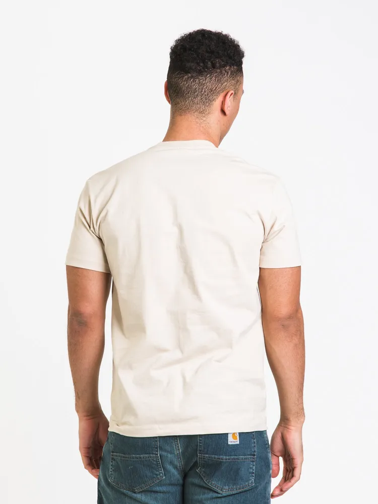 BRIXTON ALPHA THREAD T-SHIRT CREAM