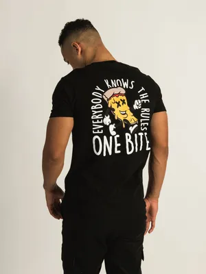 BARSTOOL SPORTS ONE BITE EVERYBODY KNOWS THE RULES TEE