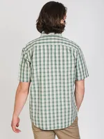 CARHARTT MIDWGHT SHORT SLEEVE PLAID - CLEARANCE