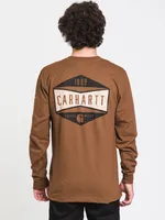 CARHARTT LONG SLEEVE LOGO GRAPHIC TEE - CLEARANCE