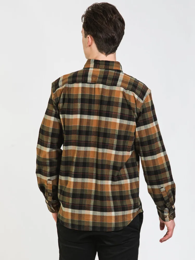 CARHARTT MIDWEIGHT FLANNEL LONG SLEEVE SHIRT