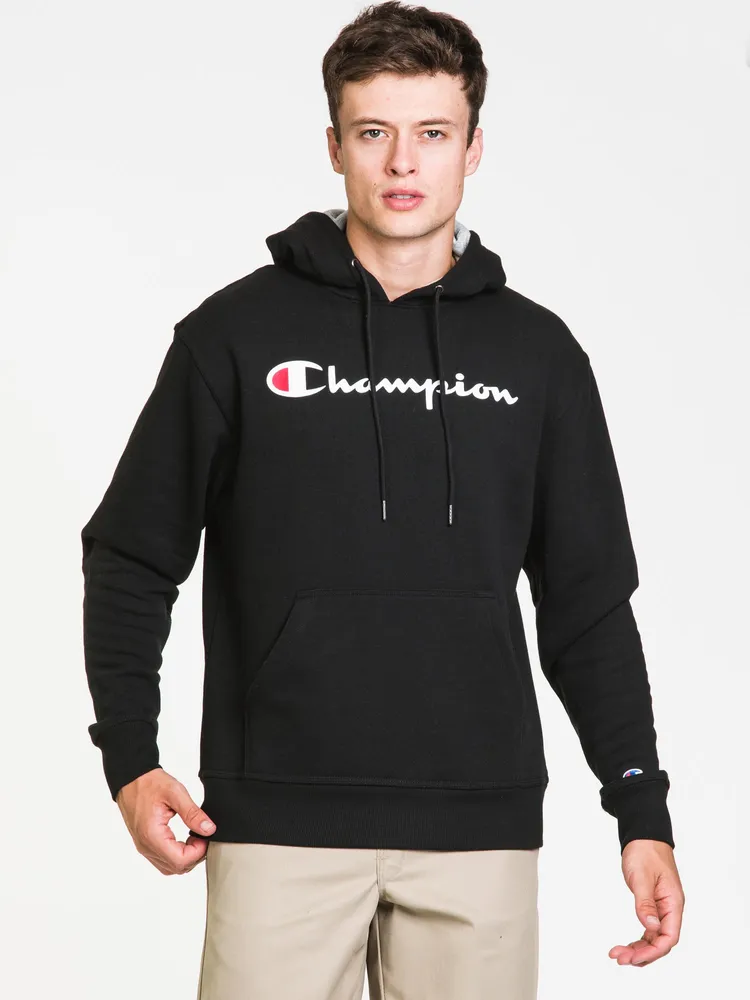 Champion Men's Powerblend Hoodie, Pullover, Fleece, Drawstring