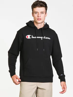 CHAMPION POWERBLEND GRAPHIC PULLOVER HOODIE - CLEARANCE