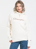 CHAMPION POWERBLEND EMBROIDERED SCRIPT PULLOVER HOODIE