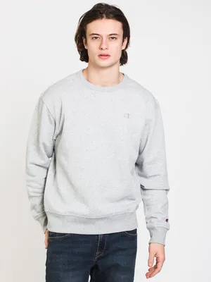 CHAMPION POWERBLEND FLEECE CREW EMBROIDERED C - CLEARANCE