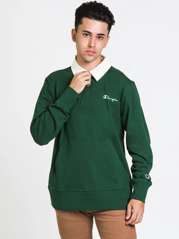 CHAMPION RUGBY FLEECE WITH KANGA POCKET - CLEARANCE