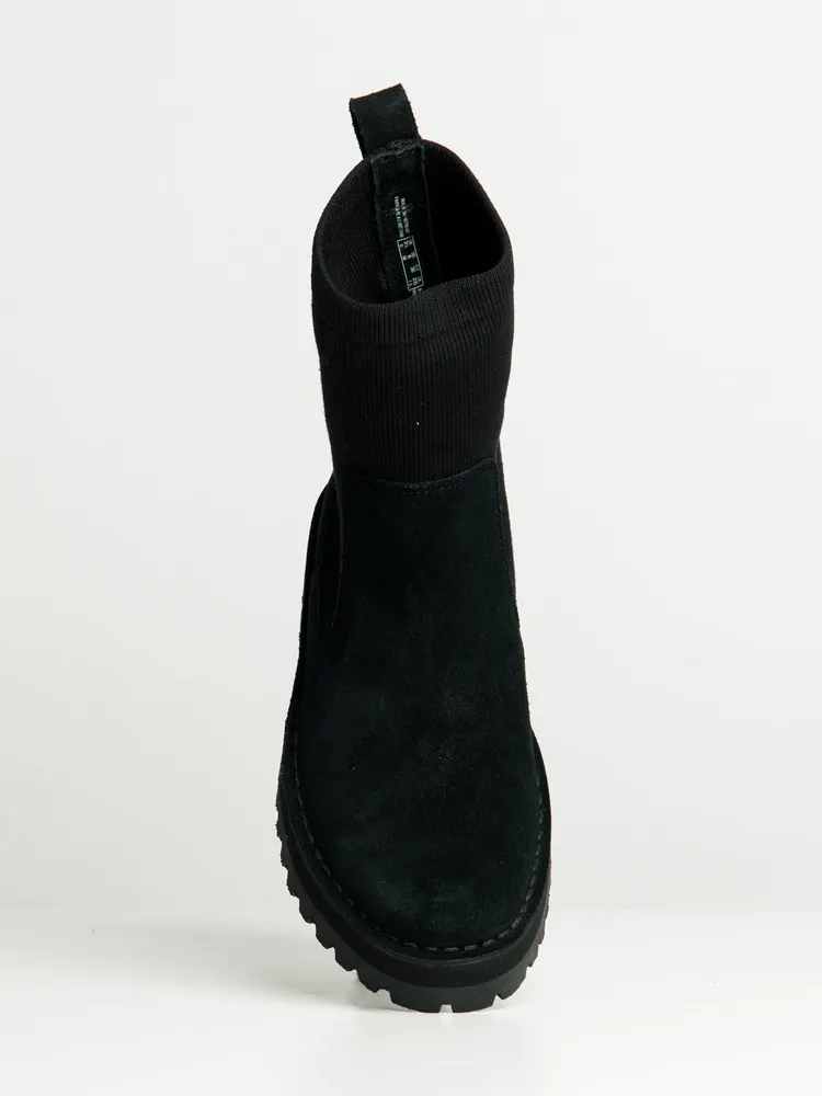 WOMENS CLARKS ROCK KNIT BOOT