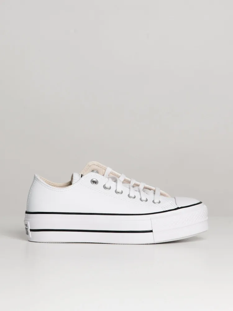 WOMENS CONVERSE CTAS LEATHER PLATFORM OX SNEAKER - CLEARANCE