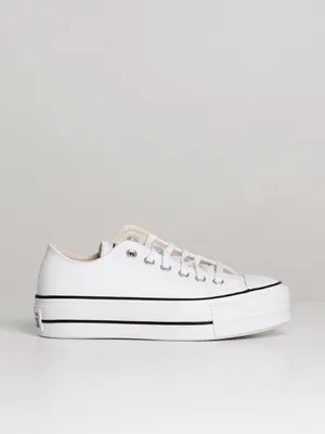 WOMENS CONVERSE CTAS LEATHER PLATFORM OX SNEAKER - CLEARANCE