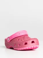 CROCS TODDLER CLASSIC GLITTER CLOG - CLEARANCE