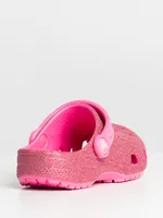 CROCS TODDLER CLASSIC GLITTER CLOG - CLEARANCE