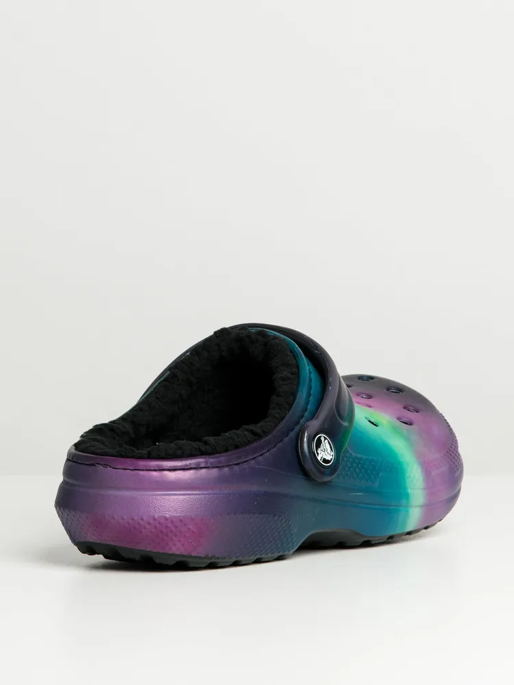 MENS CROCS CLASSIC LINED OUT OF THIS WORLD CLOGS - CLEARANCE