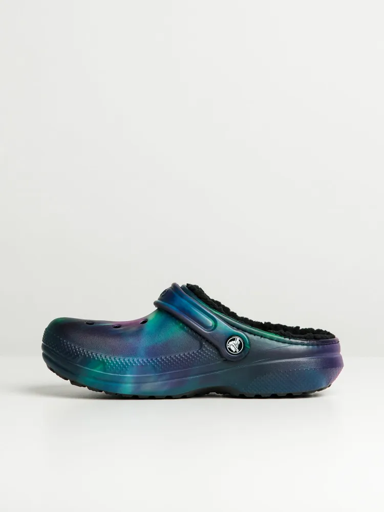 MENS CROCS CLASSIC LINED OUT OF THIS WORLD CLOGS - CLEARANCE