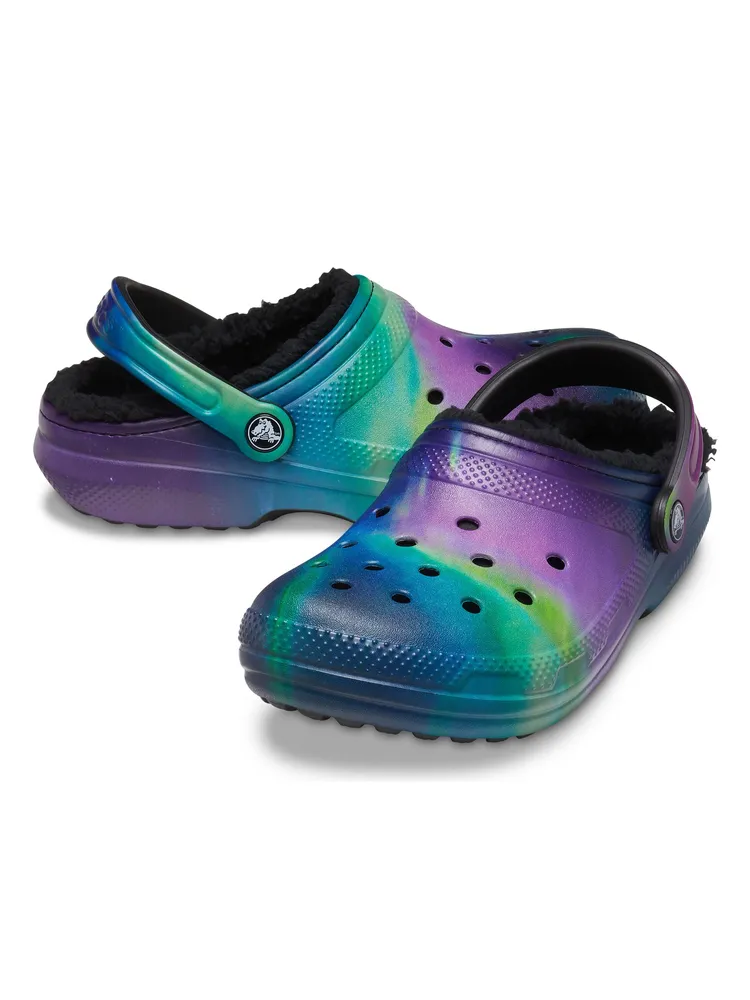 MENS CROCS CLASSIC LINED OUT OF THIS WORLD CLOGS - CLEARANCE