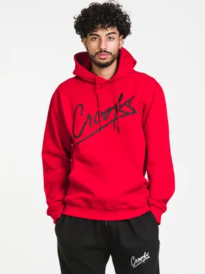 CROOKS & CASTLES SCRIPT PULLOVER HOODIE - CLEARANCE