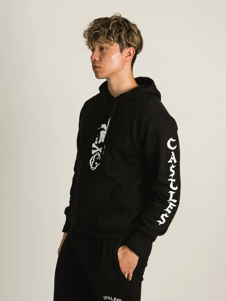 CROOKS & CASTLES SKULL BUNNY X-BONE PULLOVER HOODIE