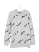 CROOKS & CASTLES NEW CORE LOGO PULLOVER HOODIE - CLEARANCE