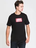 CROOKS & CASTLES CORE LOGO BOX SPLIT HEM T-SHIRT - CLEARANCE