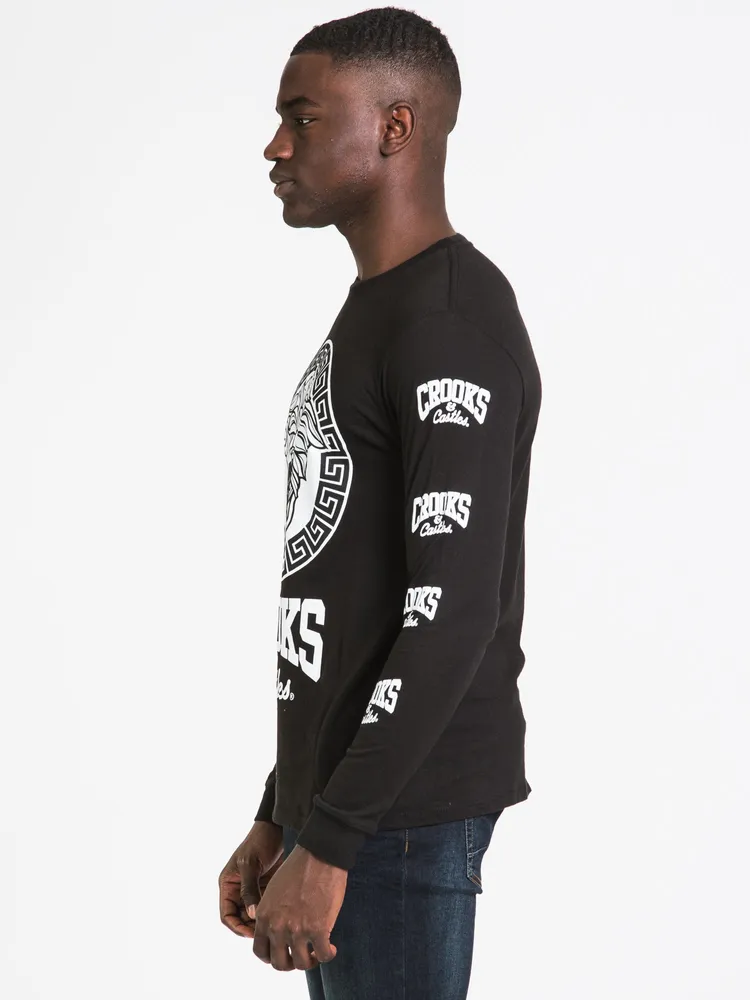 CROOKS & CASTLES CORE LOGO BANDITO LONG SLEEVE TEE - CLEARANCE